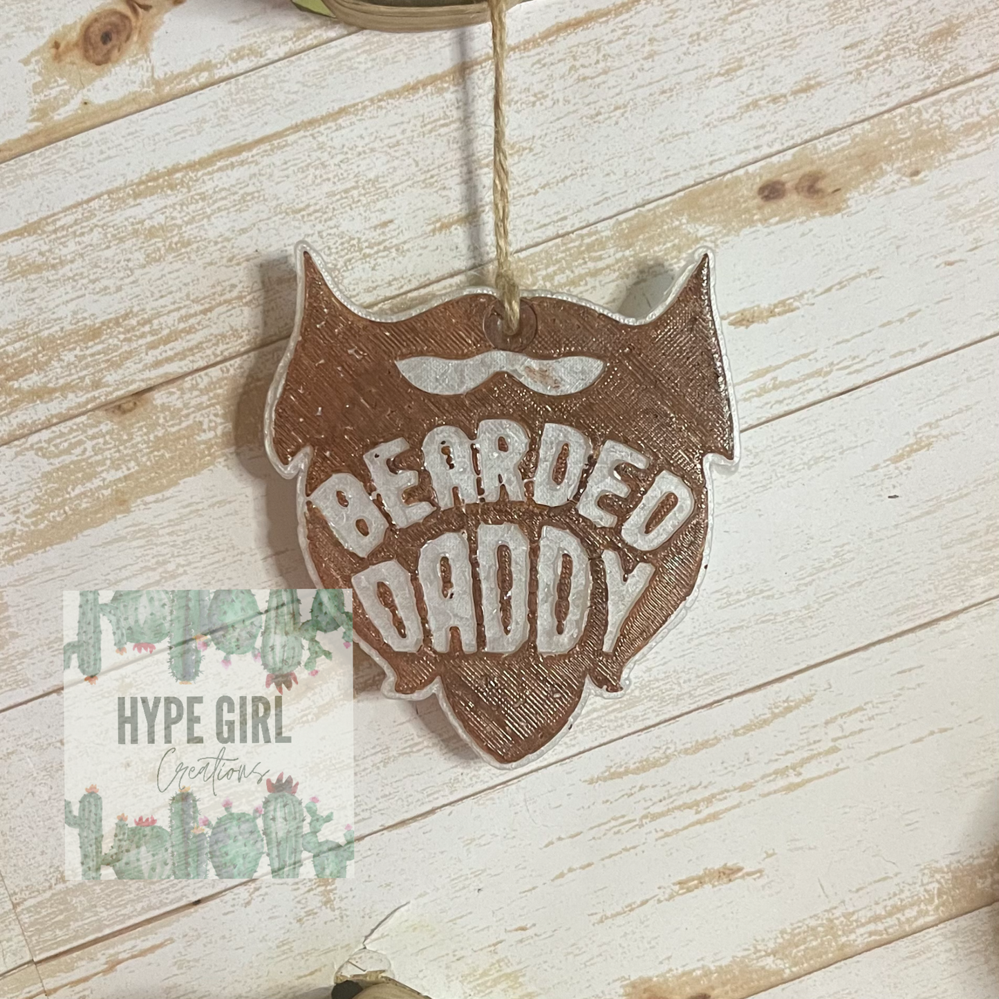 Bearded Daddy Car Freshie
