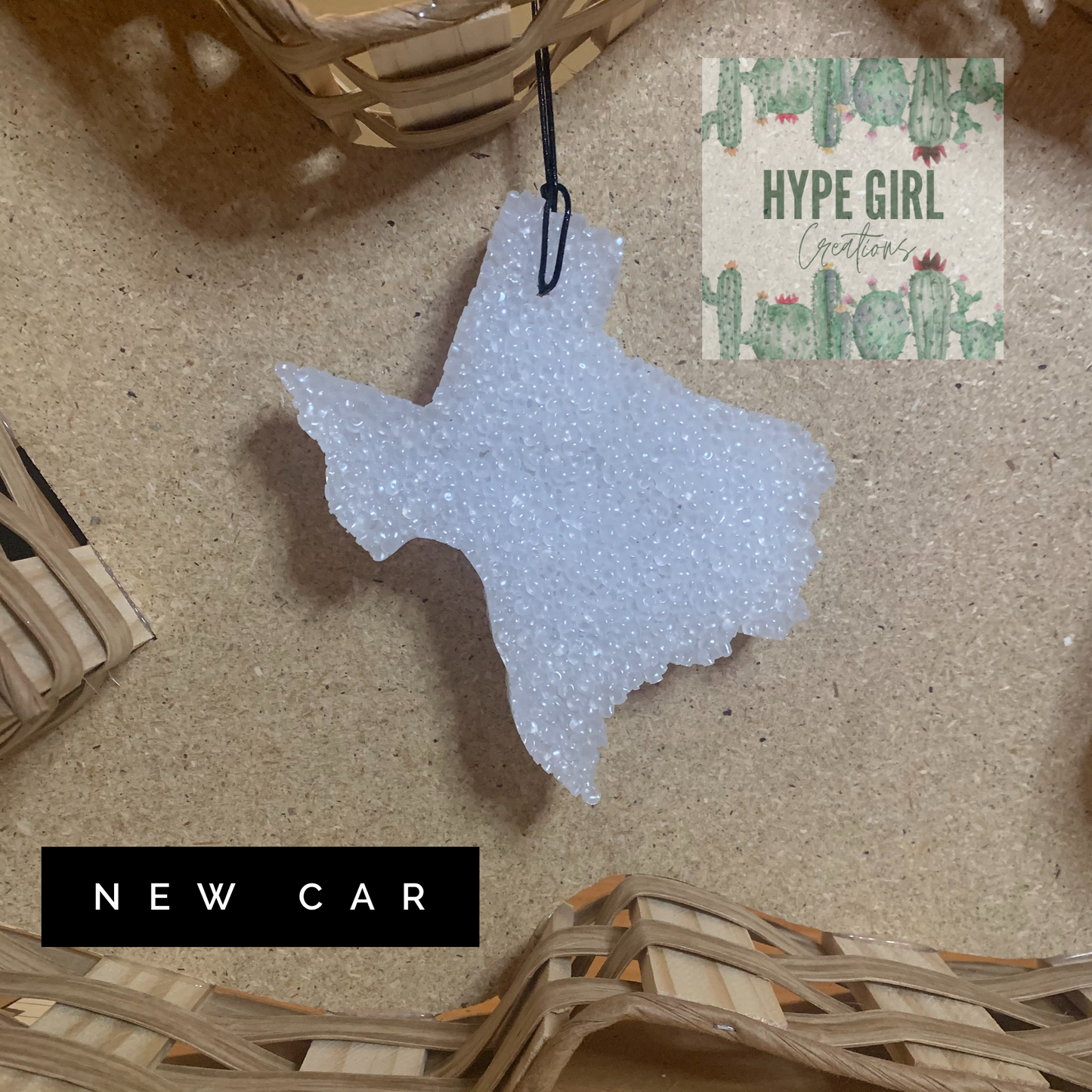 Plain Texas Car Freshie