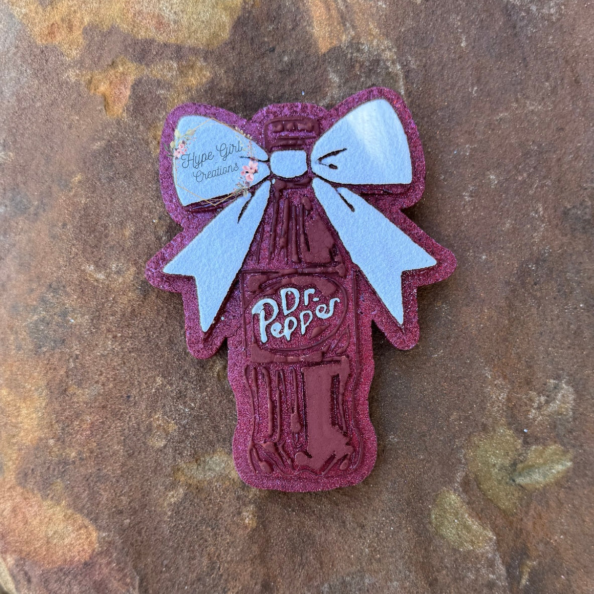 Dr. Pepper with Bow Car Freshie