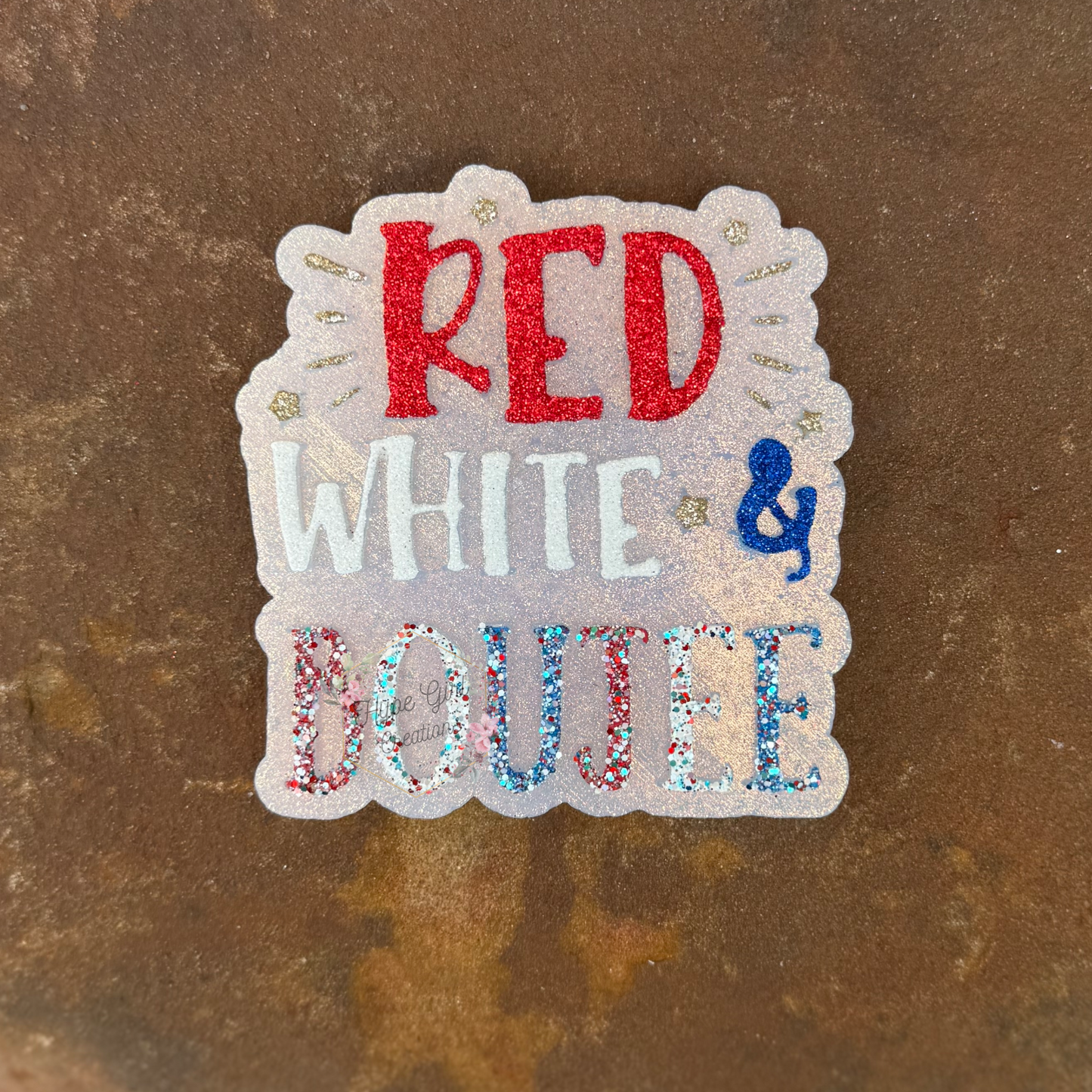 Red, White, & Boujee Car Freshie