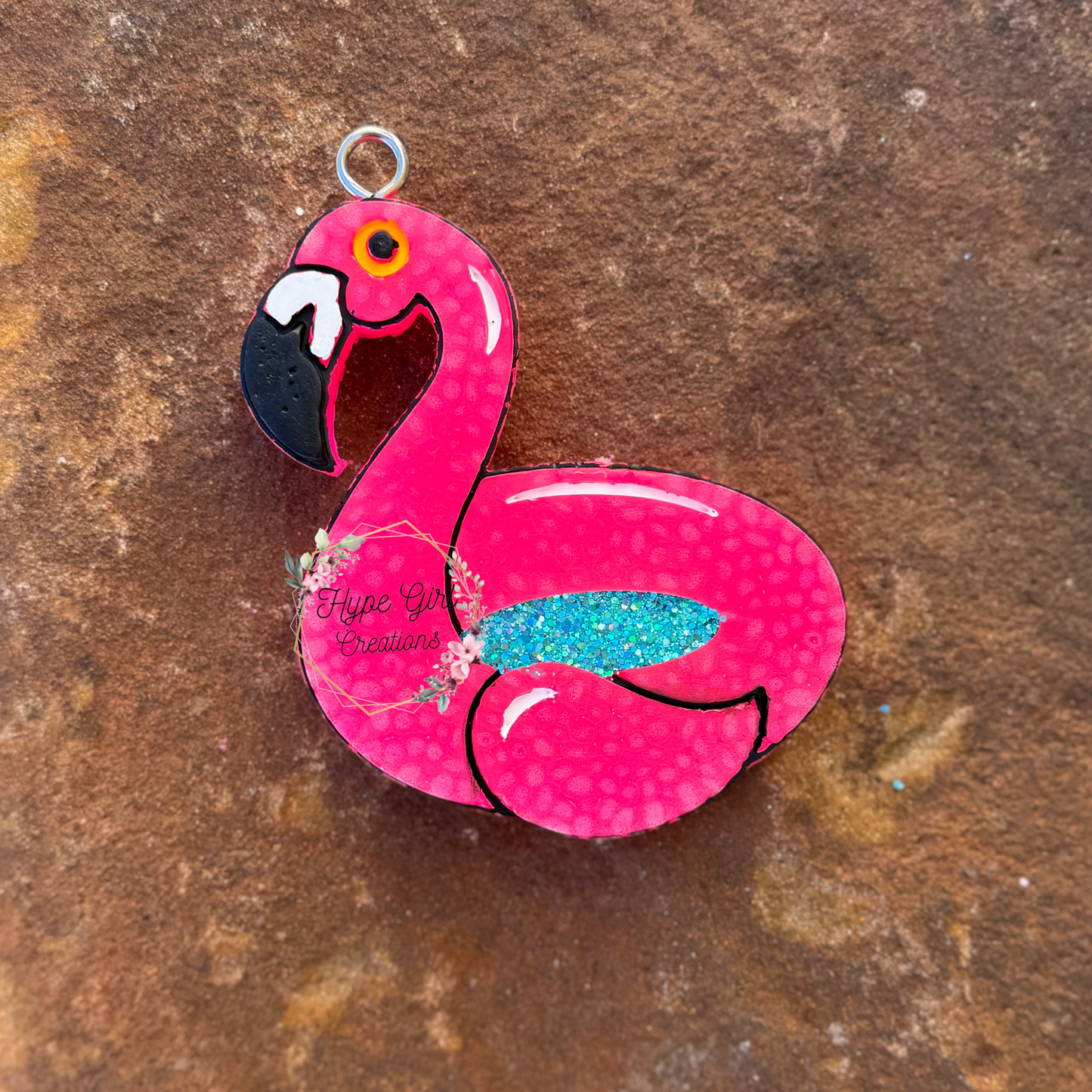 Flamingo Floatie Car Freshie