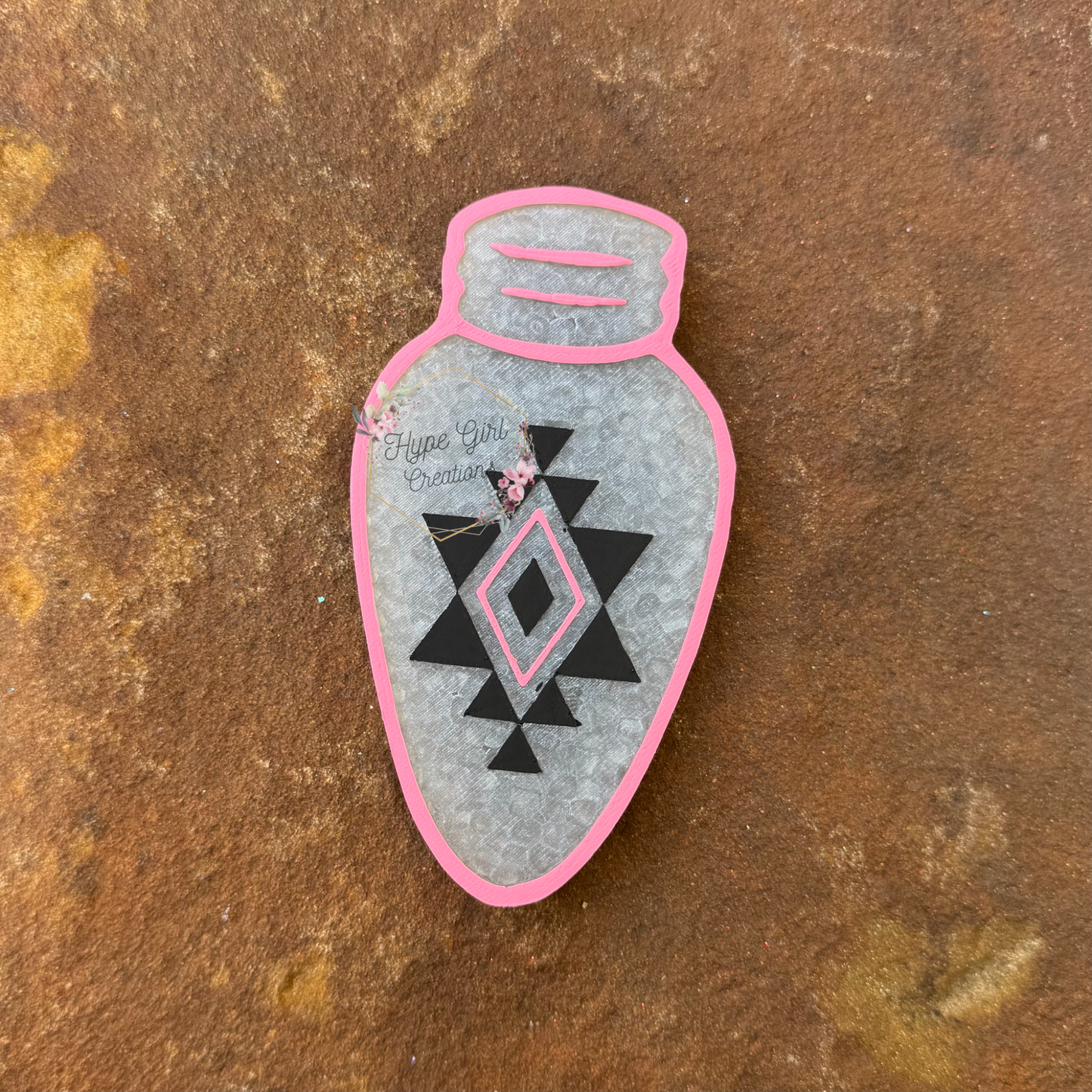 Aztec Light Bulb Car Freshie