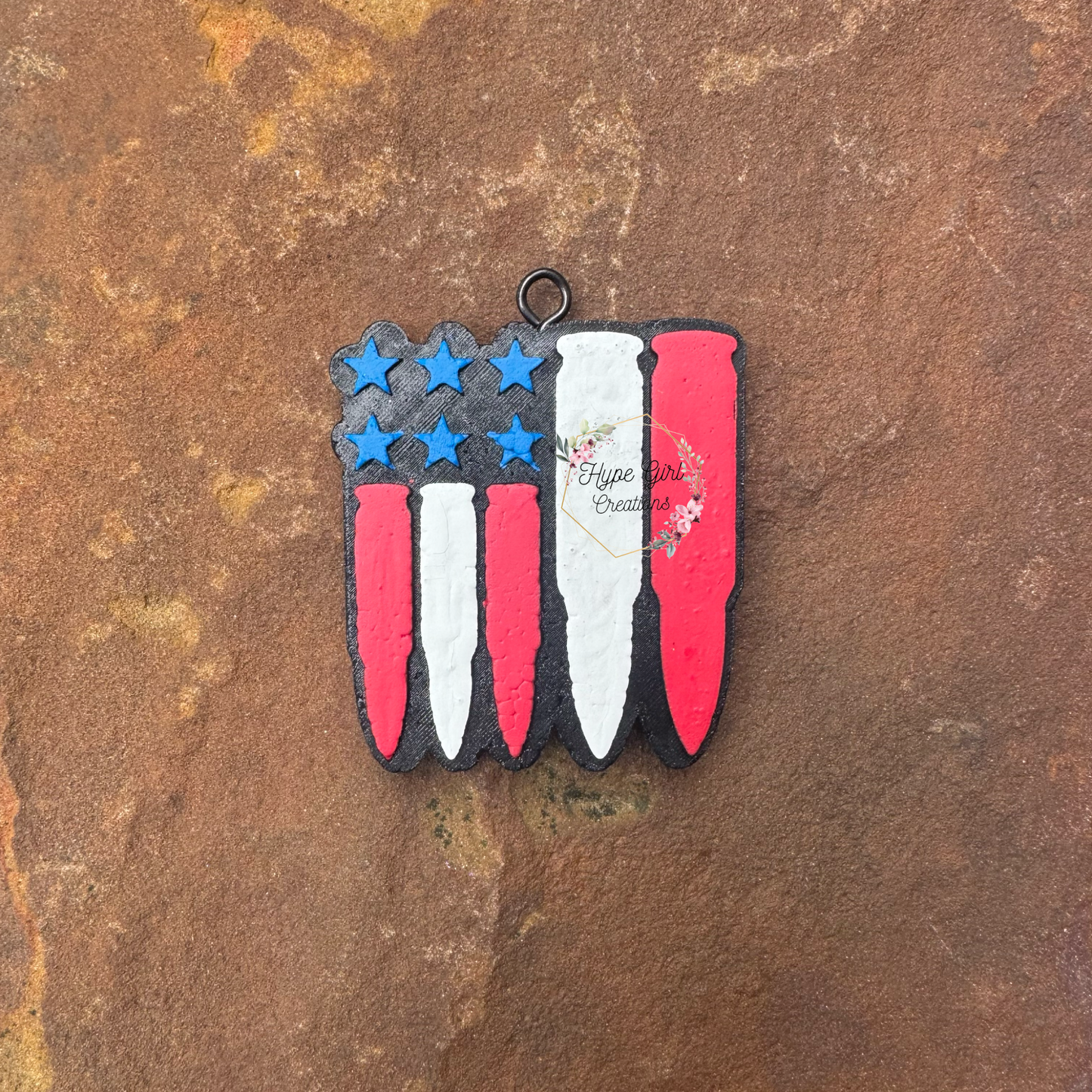 Bullet Flag Car Freshie