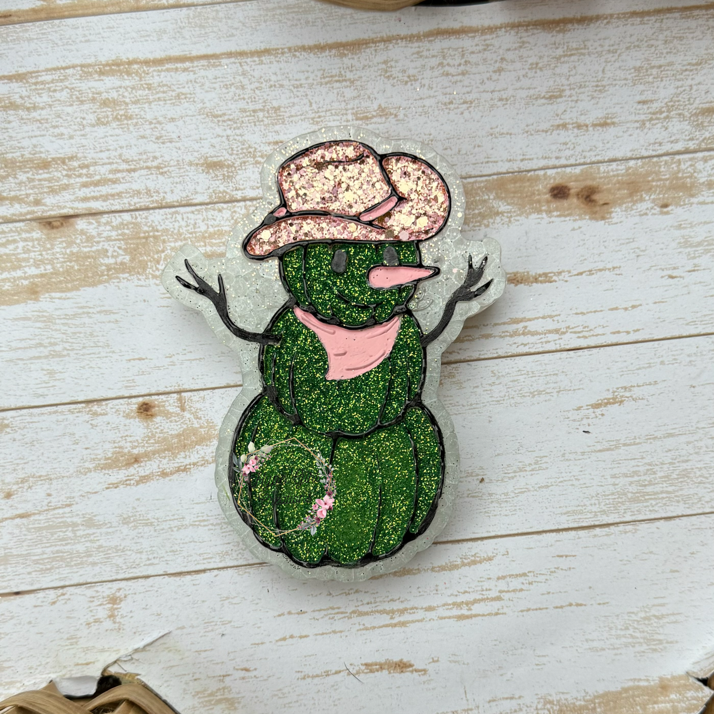 Cacti/Pumpkin Snowman Car Freshie