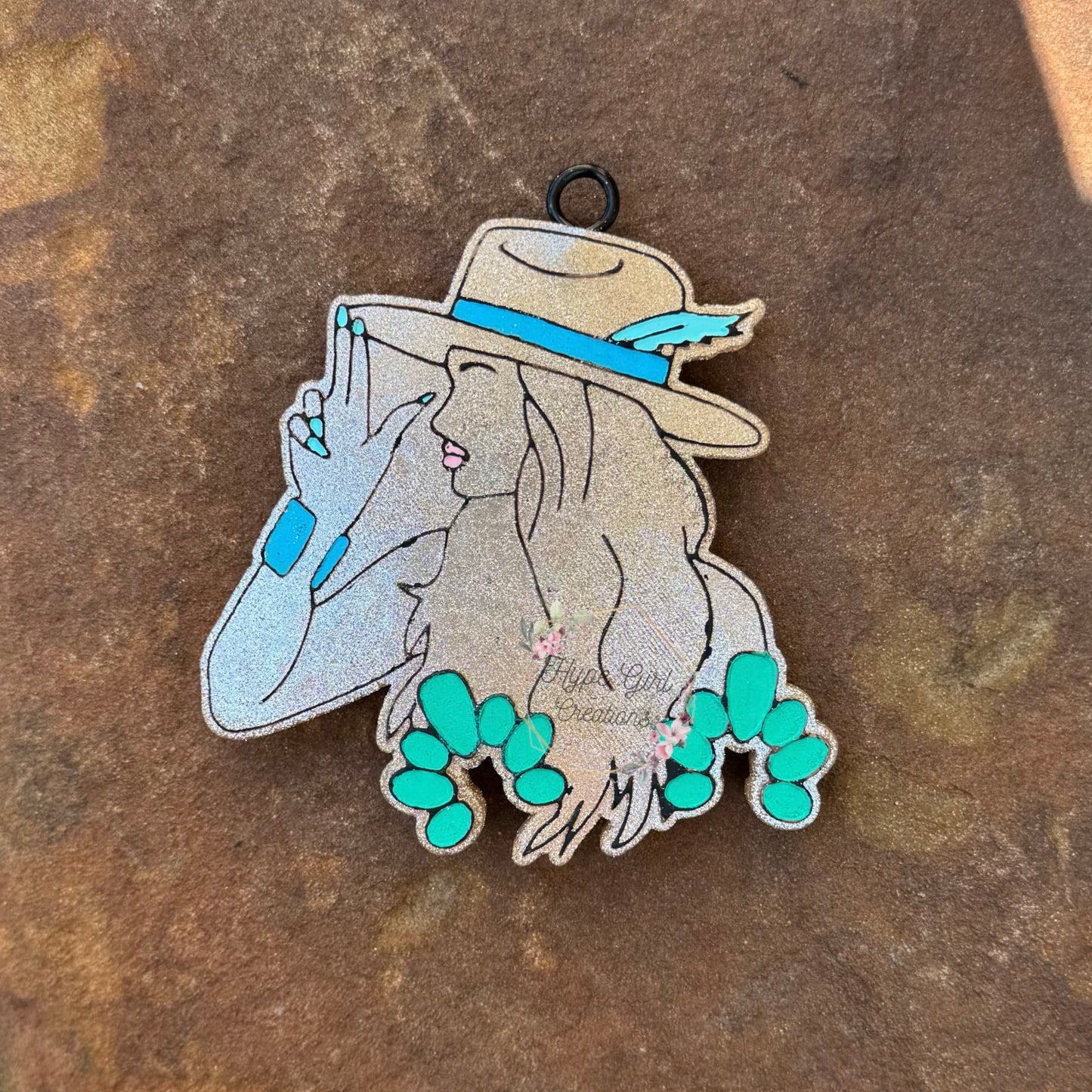 Turquoise Queen Car Freshie
