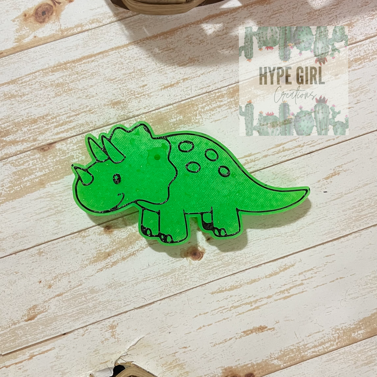 Triceratops Dino Car Freshie