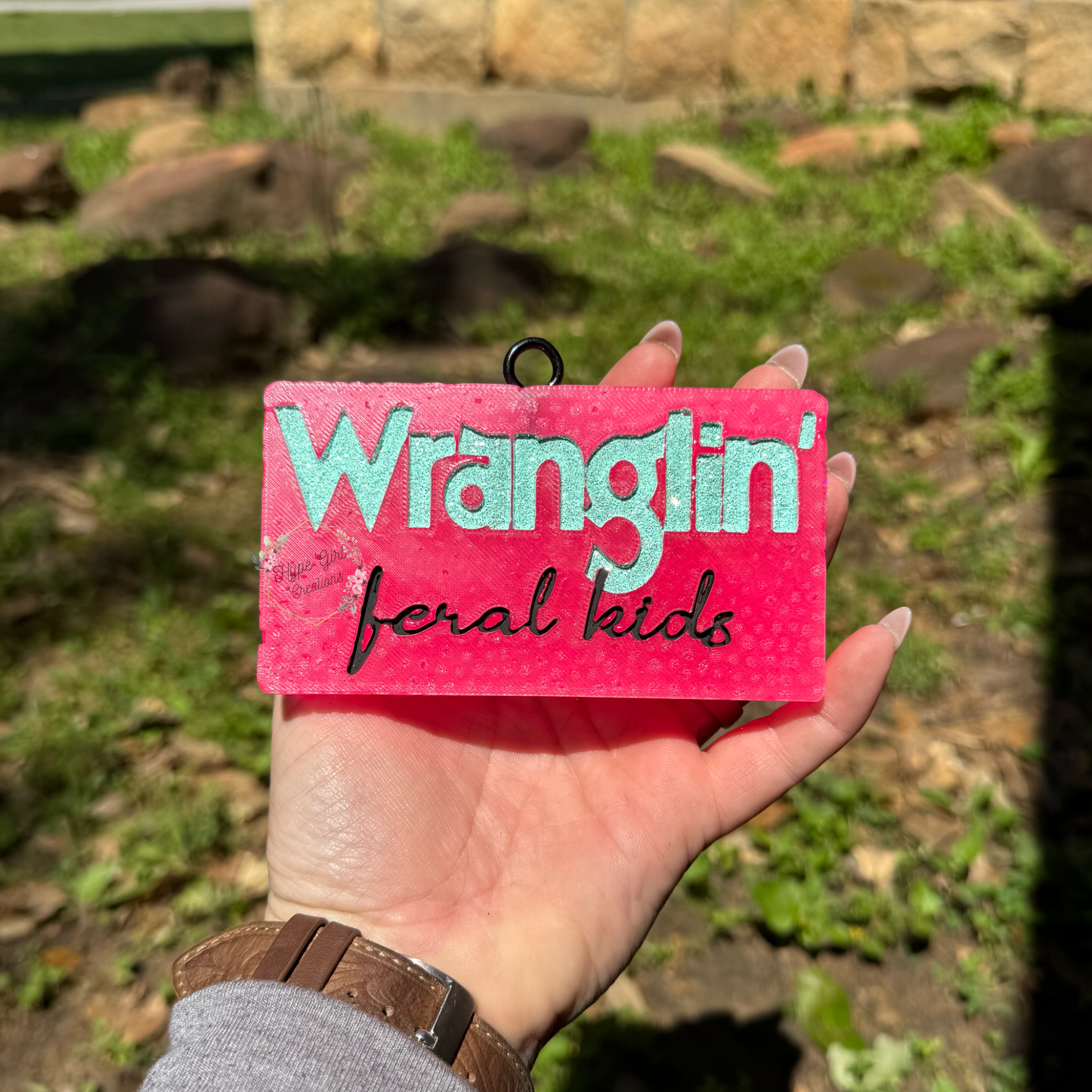 Wranglin' Feral Kids Car Freshie