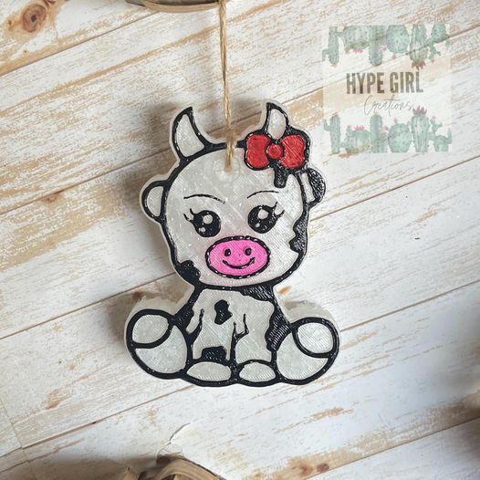 Baby Cow Car Freshie