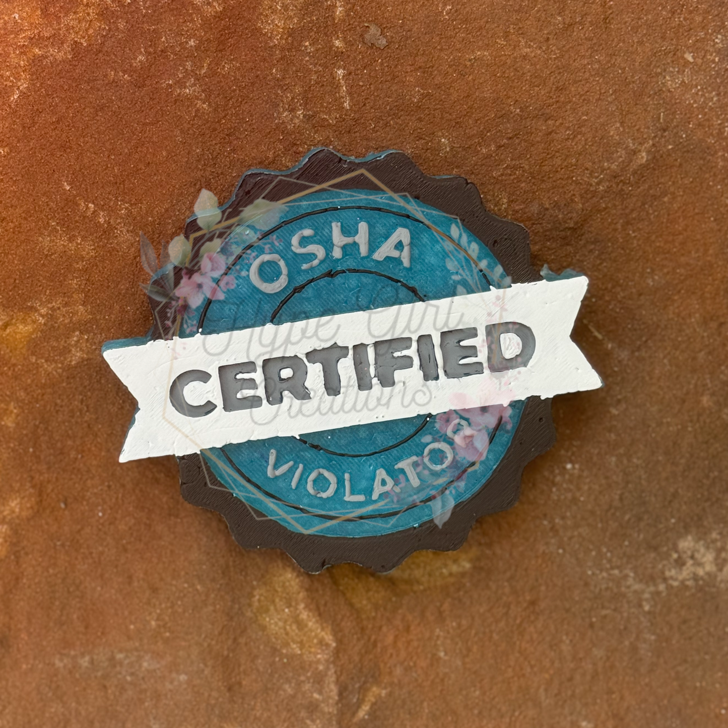 OSHA Certified Violator Car Freshie
