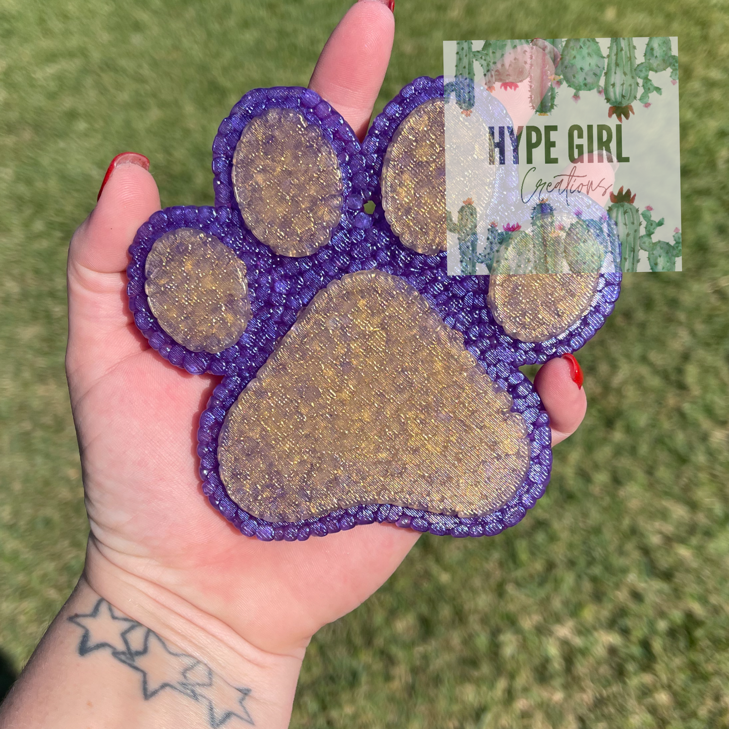 Paw Print Car Freshie
