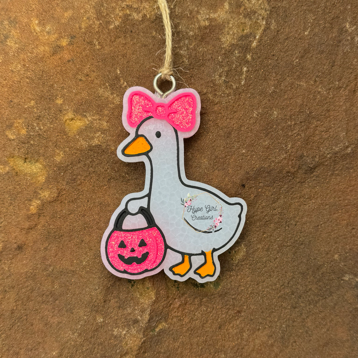 Trick-o-Treat Goose Car Freshie