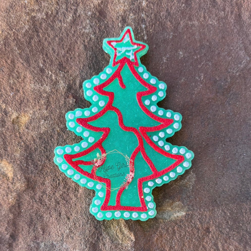 RTS Turquoise Christmas Tree Freshie