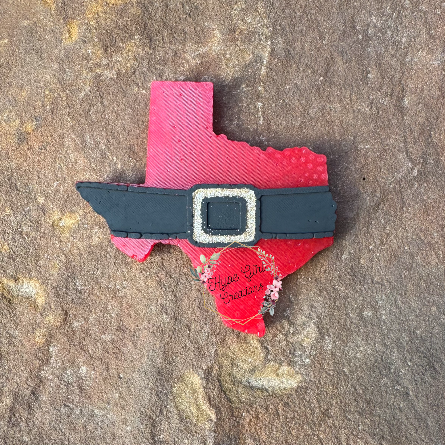 Santa Texas Car Freshie