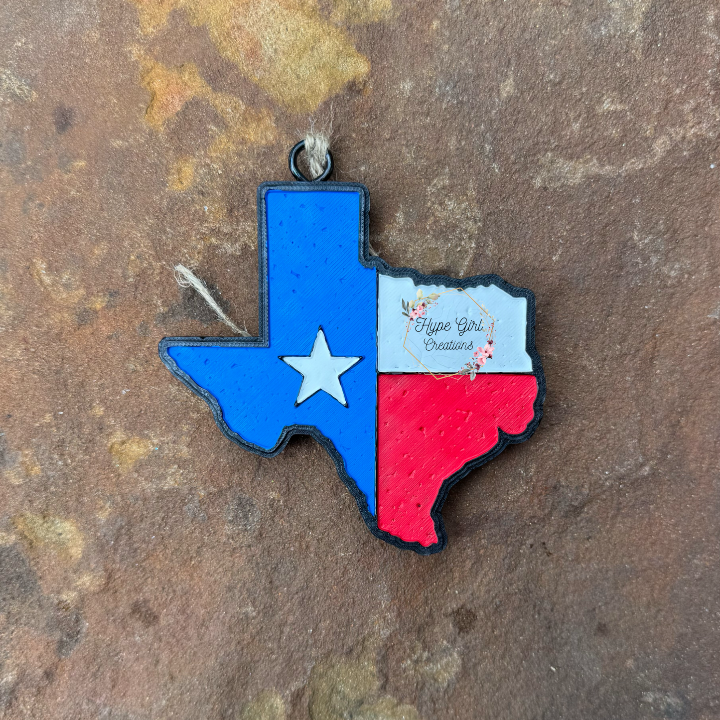 Texas Flag TX Car Freshie