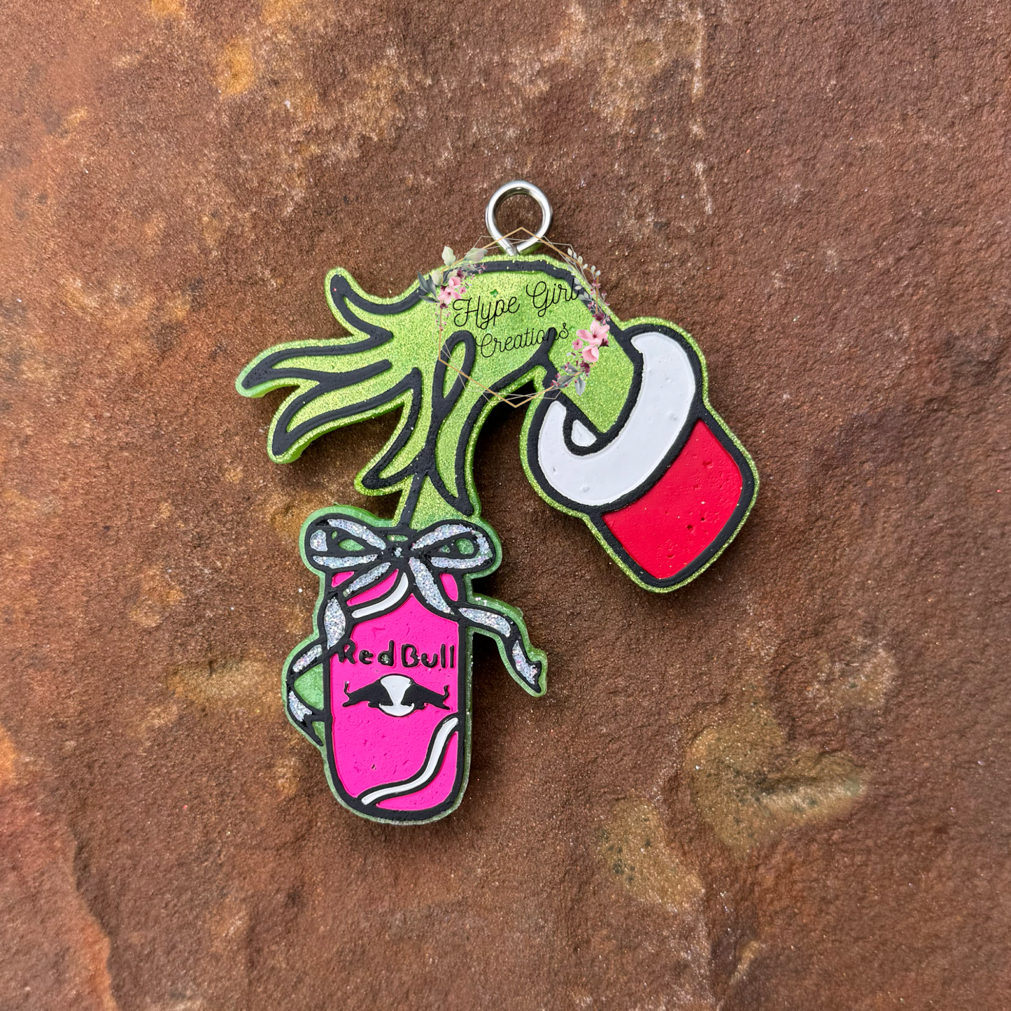 RTS - Green Man Hand holding a Red Bull