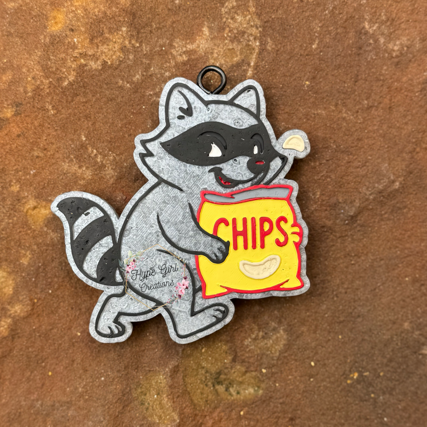 Chip Thief Coon Car Freshie