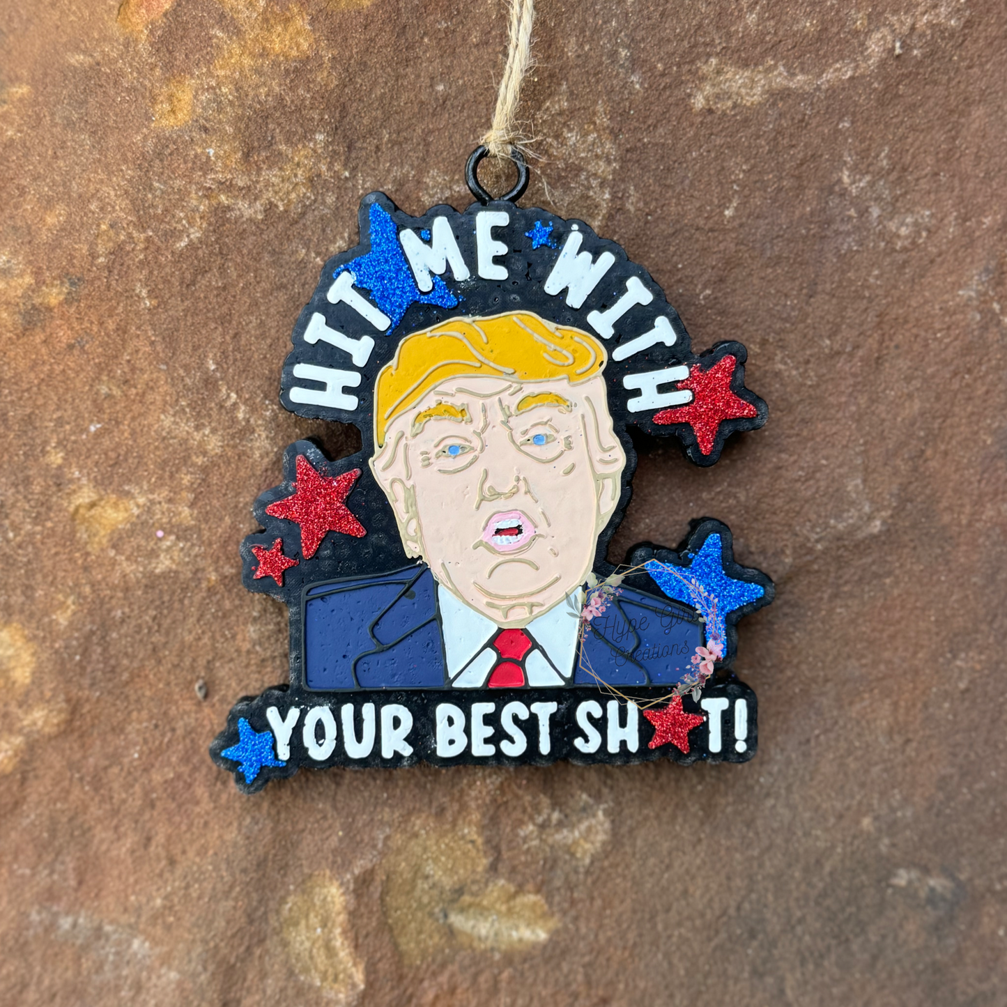 Trump Best Shot Car Freshie
