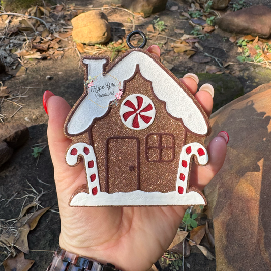 Gingerbread House Car Freshie
