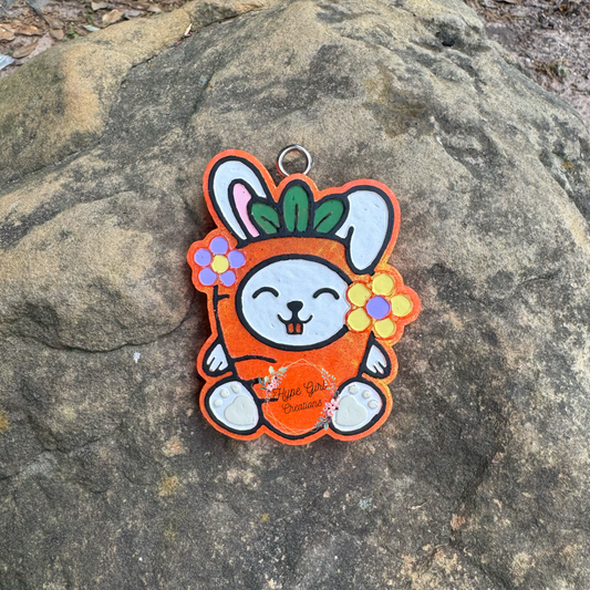 Carrot Bunny Car Freshie