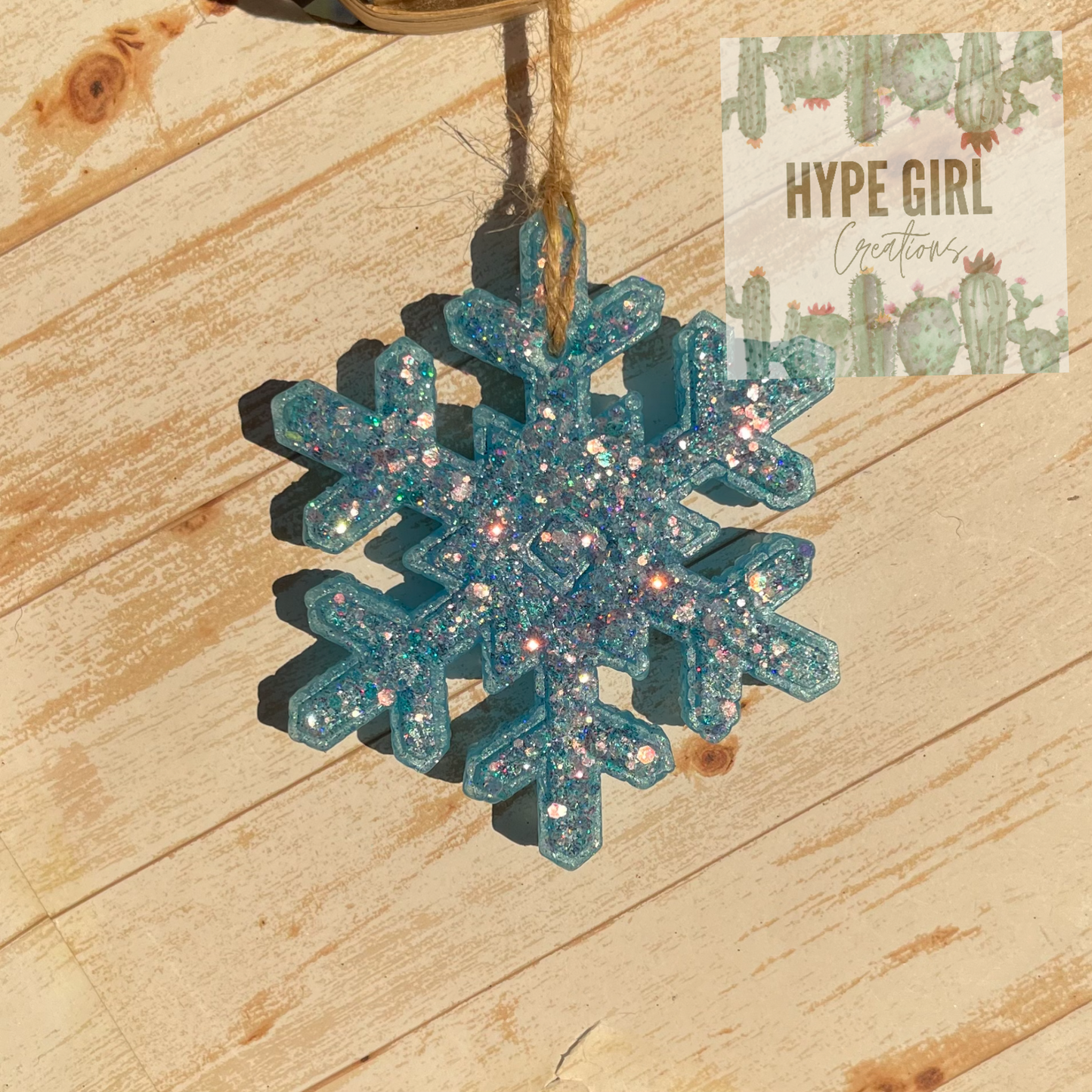 Snowflake Car Freshie