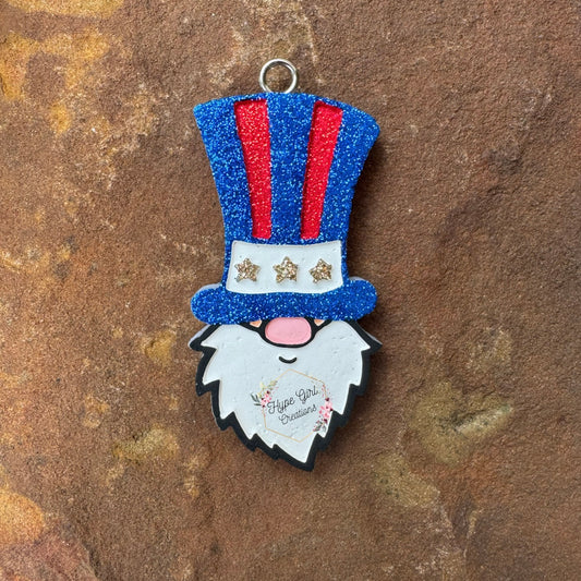 Fourth of July Gnome Car Freshie