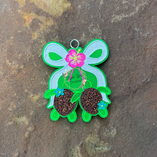 Turtle Cherries Car Freshie