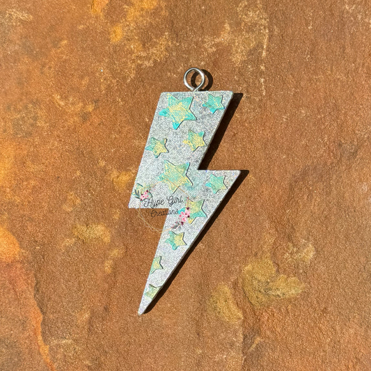 Stars Lightning Bolt Car Freshie