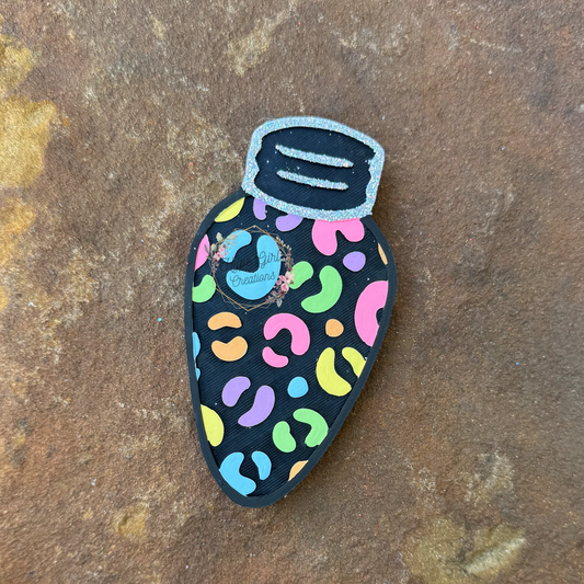 Leopard Light Bulb Car Freshie