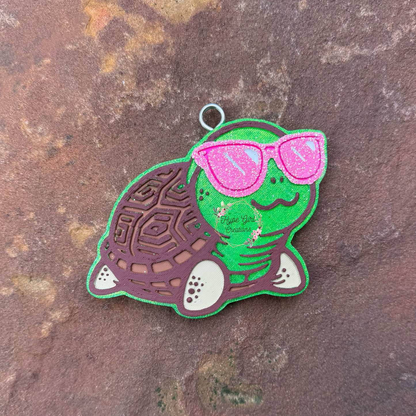 Cool Summer Turtle Car Freshie
