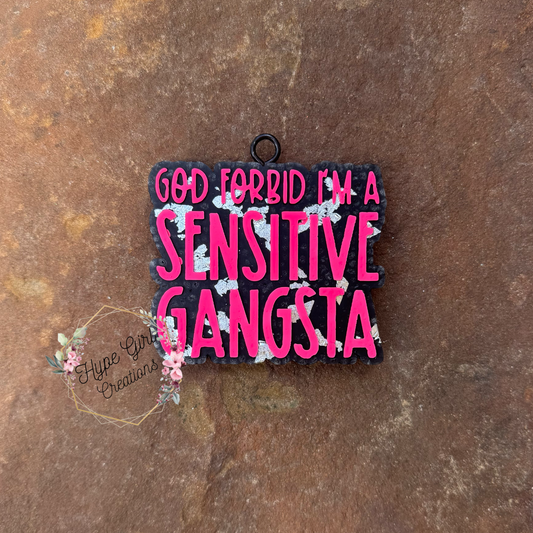 Sensitive Gangsta Car Freshie