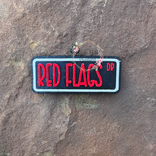 Red Flags Dr. Car Freshie