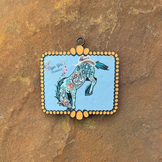 RTS Buck Off Turquoise Frame