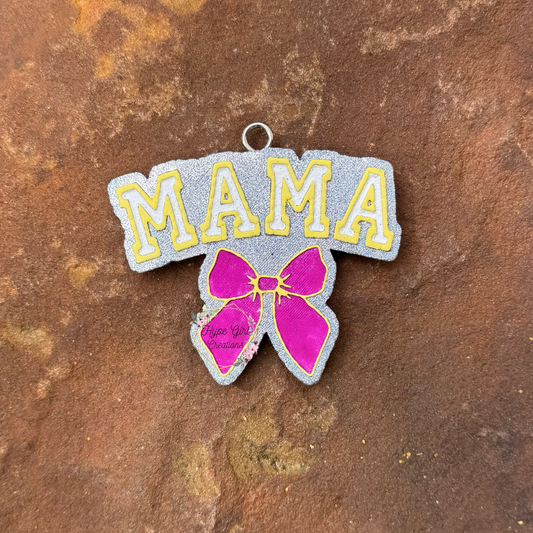 Varsity Mama w/ Bow Car Freshie
