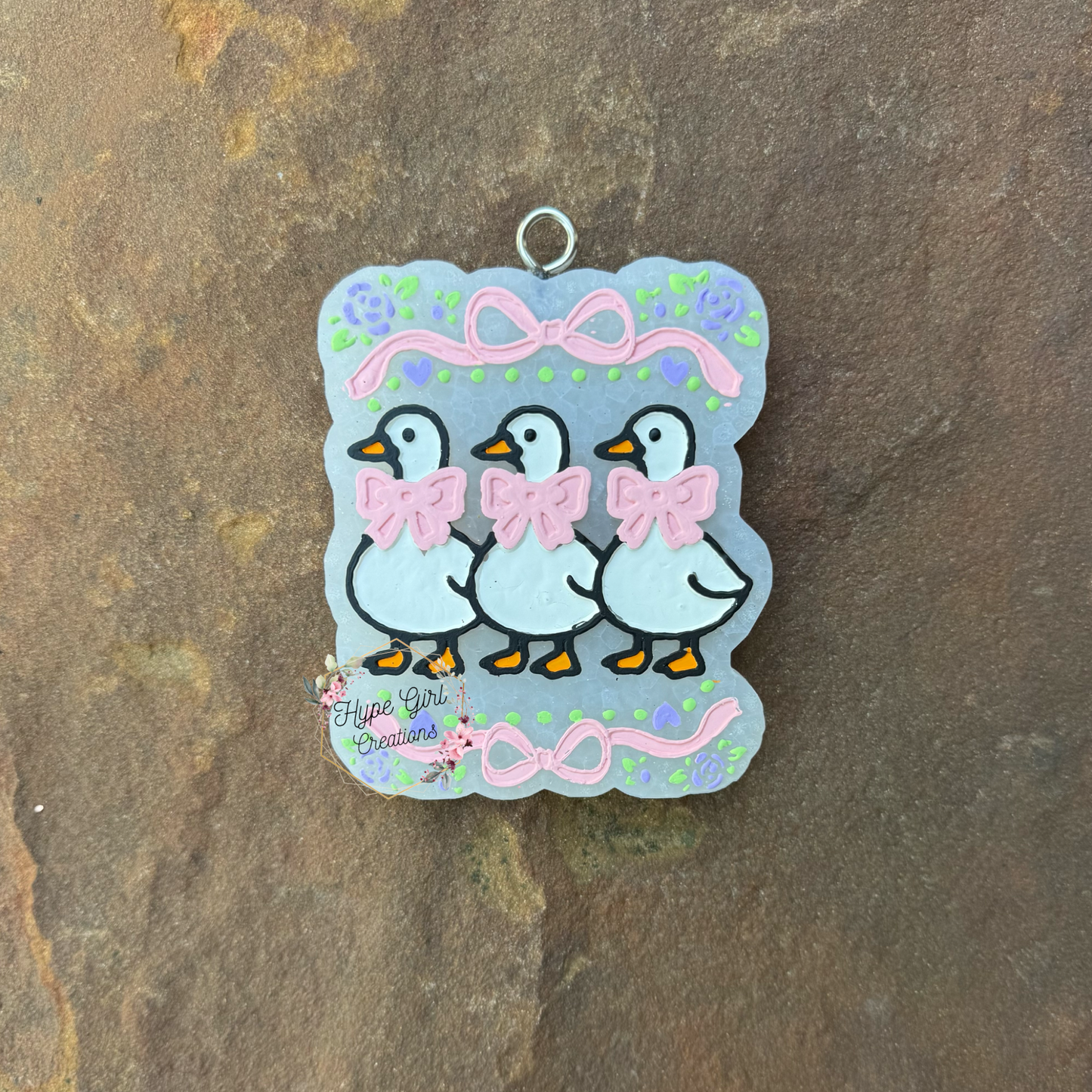 Couquette Geese Car Freshie