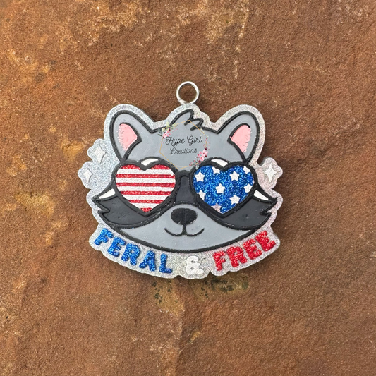 Feral & Free Car Freshie