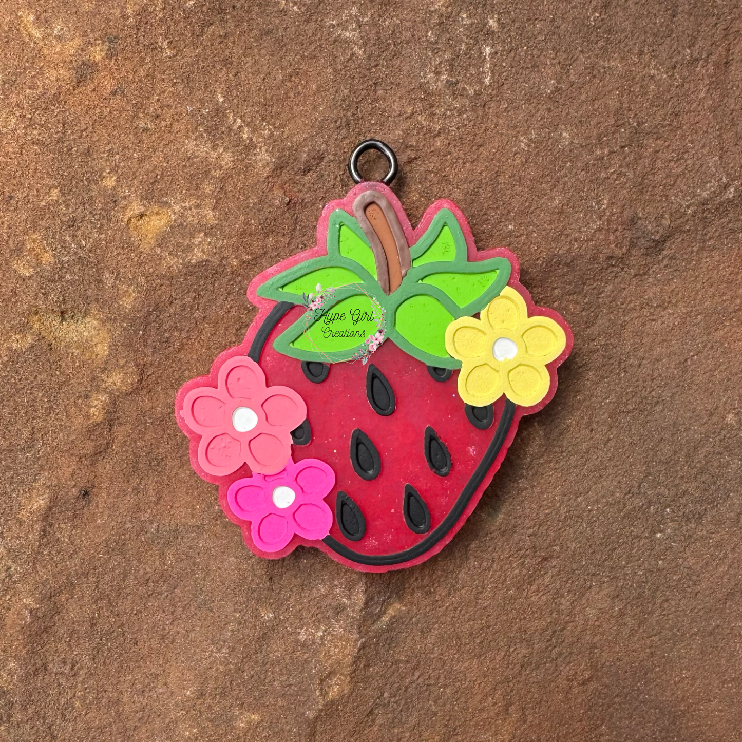 Cute Strawberry Car Freshie