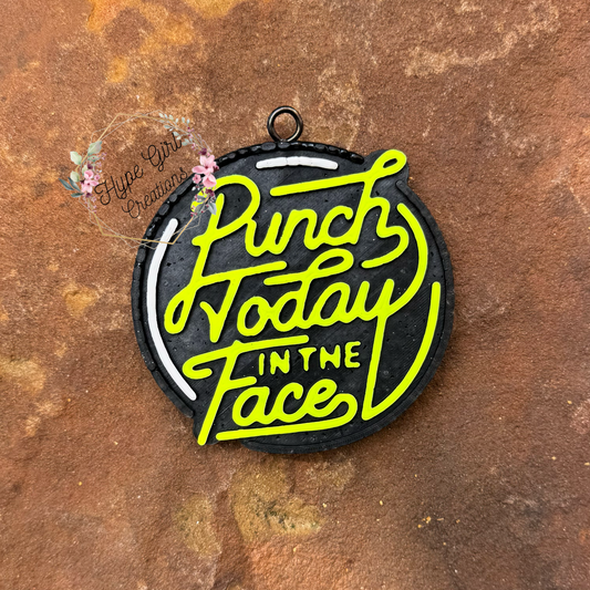 Punch Today in the Face Car Freshie