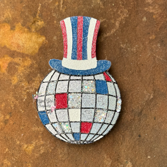 'Merica Disco Top Hat Car Freshie