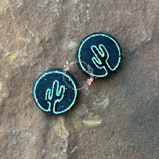 Neon Cactus Vent Clips