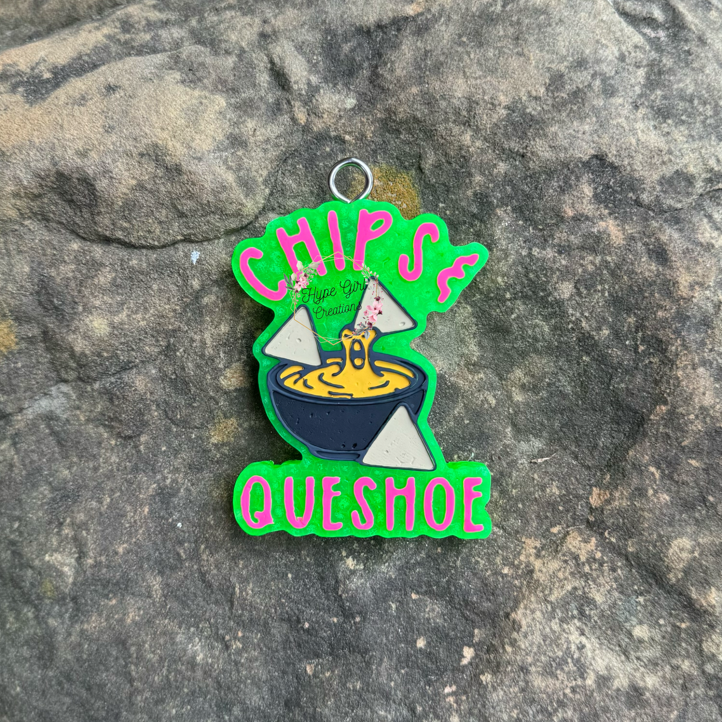 Chips & Queshoe Car Freshie