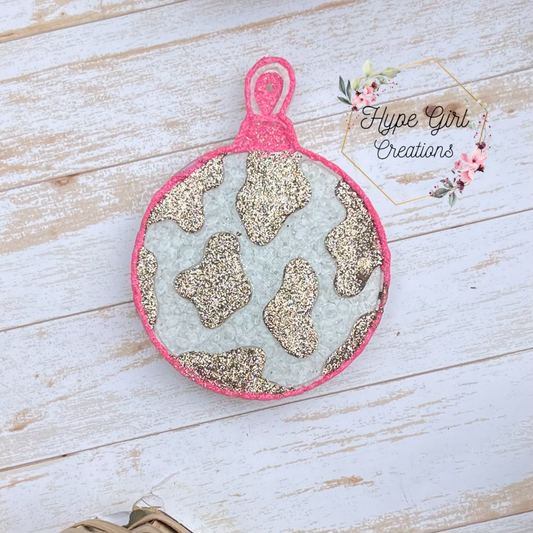 Cowprint Ornament Car Freshie