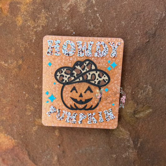 Howdy Pumpkin Car Freshie