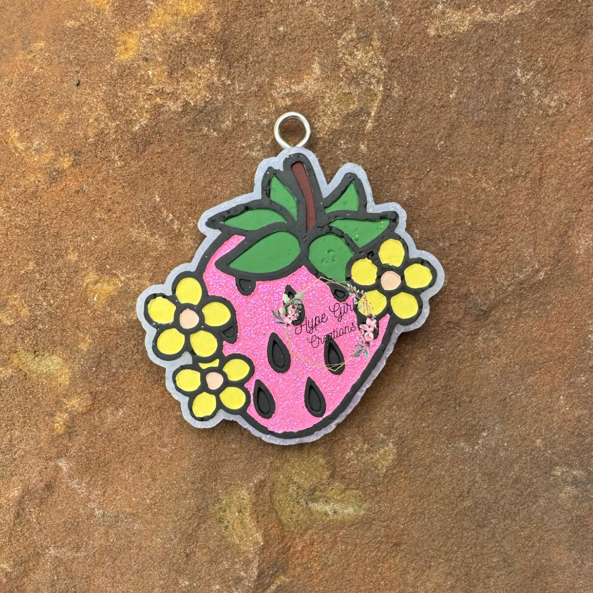 Cute Strawberry Car Freshie