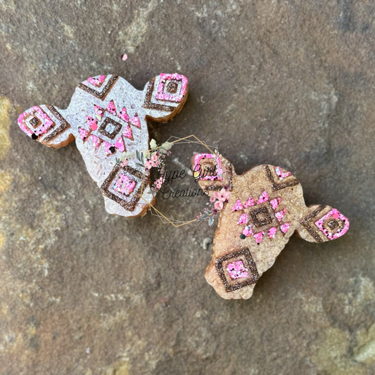 Aztec Cow Vent Clips