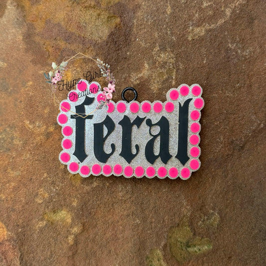 Jeweled Feral Car Freshie