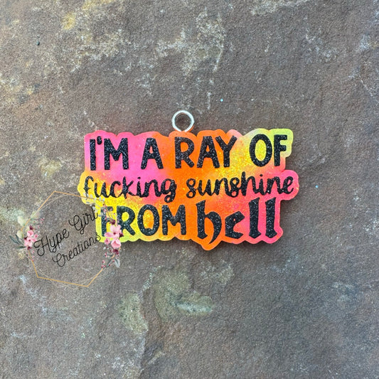 Ray of Sunshine Car Freshie