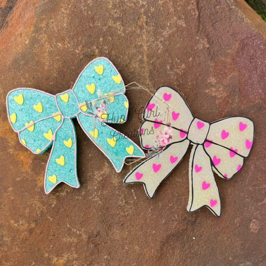 Heart Bow Car Freshie