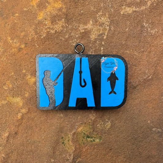 Fishing Dad Car Freshie