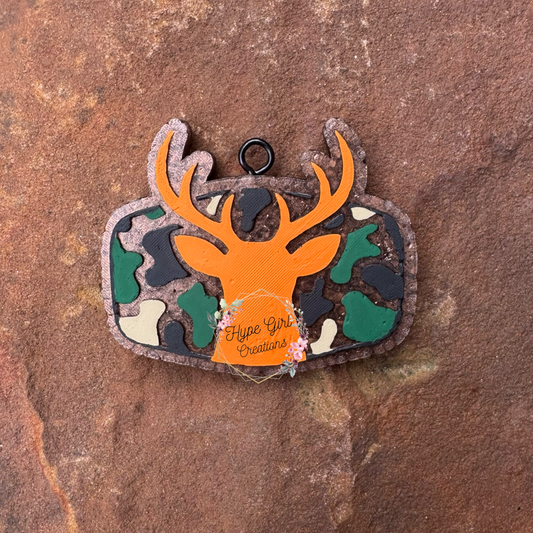Camo Deer Car  Freshie