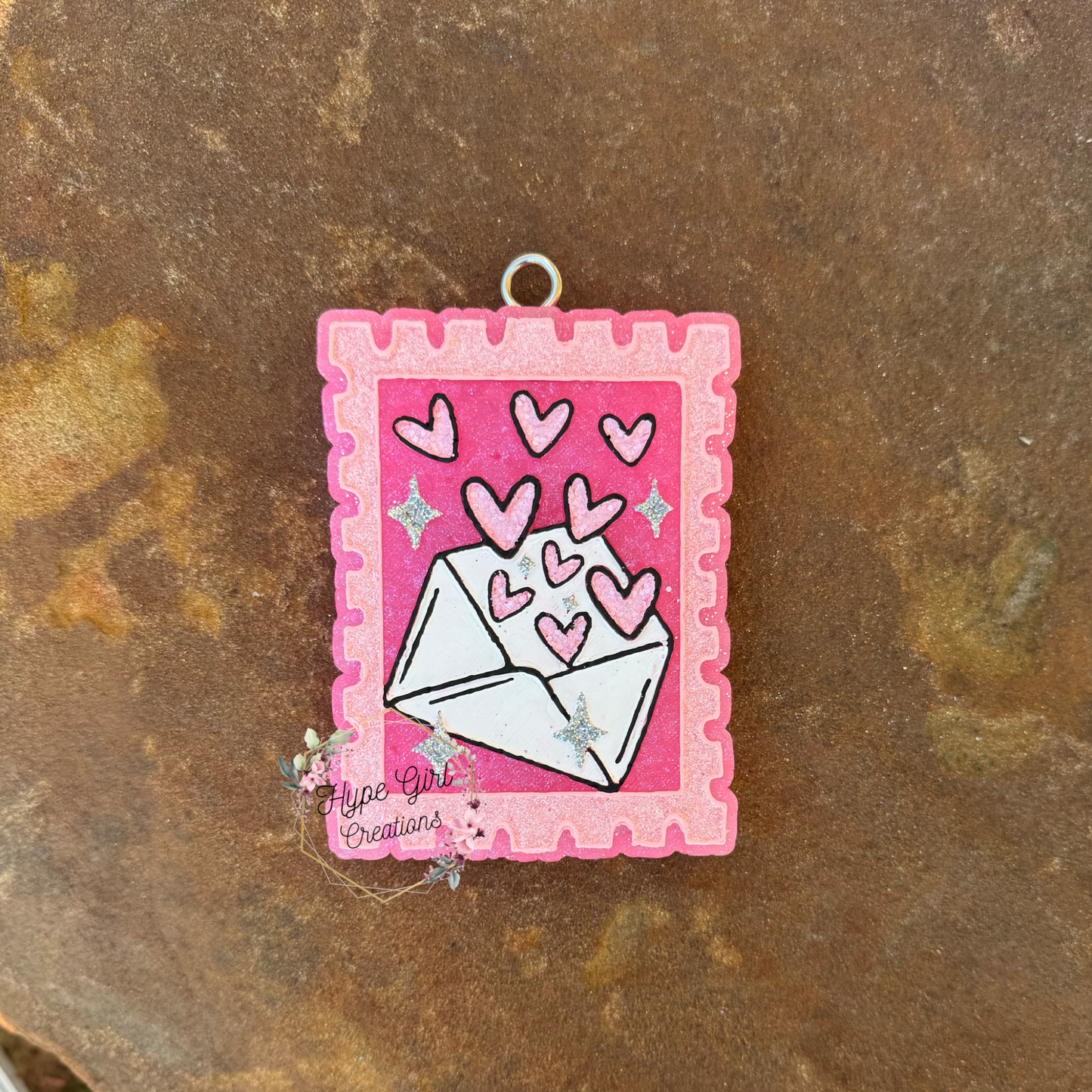Love Letter Stamp Car Freshie
